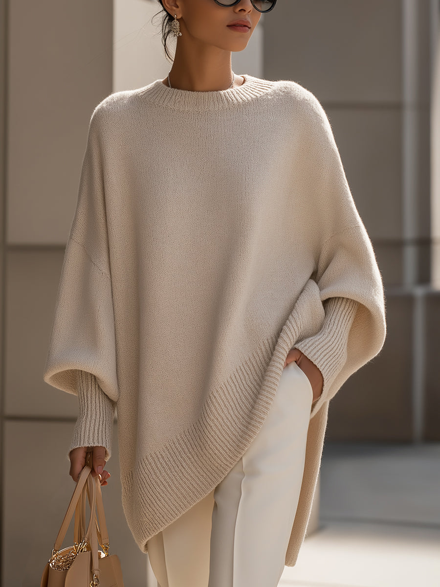 Maison Svala™| Annete Oversized ponchotröja
