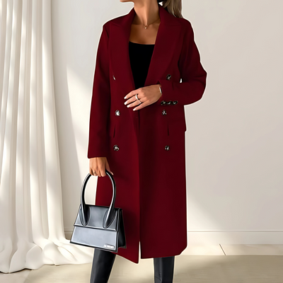 Maison Svala™ | Värmande Långkappa i Tidlös Design