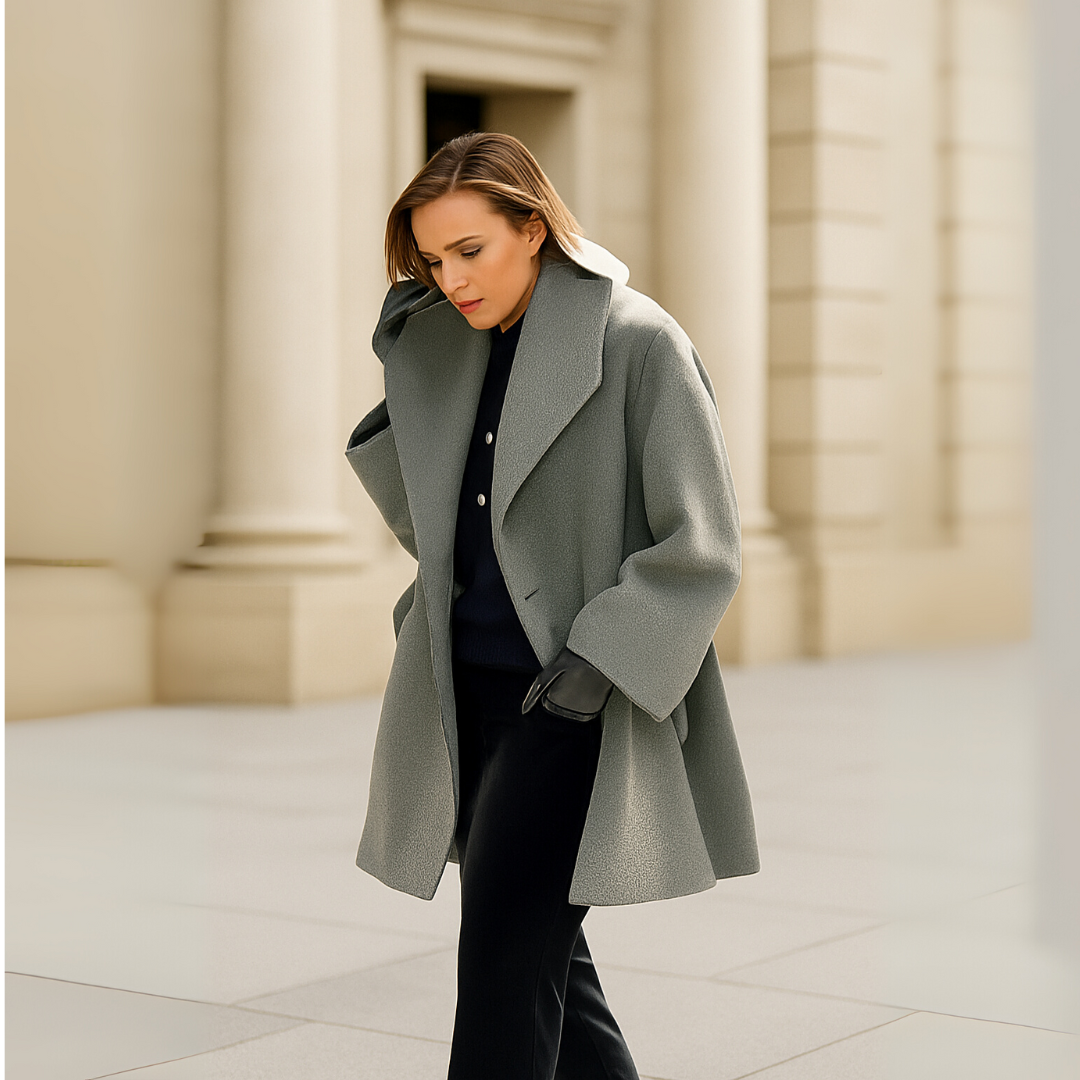 Maison Svala™ | Elegant Lång Trenchcoat