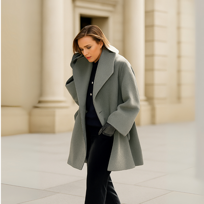 Maison Svala™ | Elegant Lång Trenchcoat
