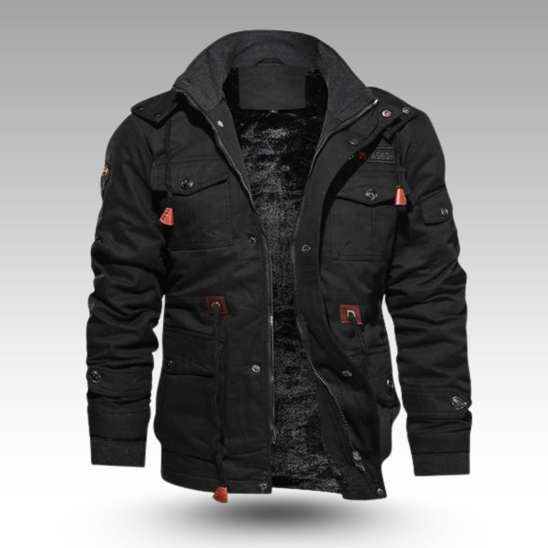 Veyro™ - Stilren Modern Jacka med Foder & Flera Fickor