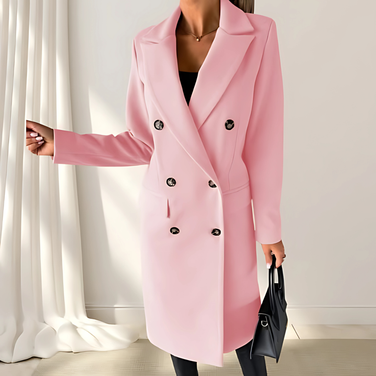 Maison Svala™ | Värmande Långkappa i Tidlös Design