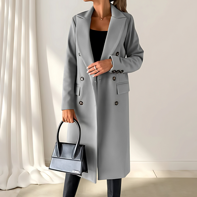 Maison Svala™ | Värmande Långkappa i Tidlös Design