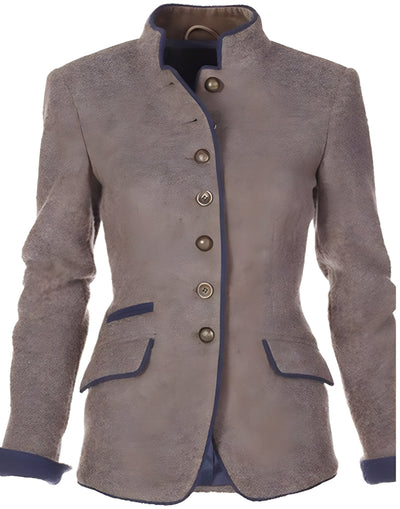 Maison Svala™ | Amira - Elegant cardigan med hög krage