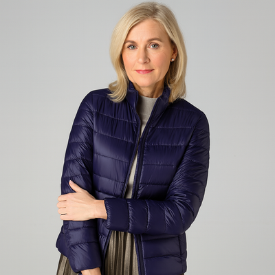 Maison Svala™ | Elin Ny Ultralätt Jacka med Vita Ankorfjädar