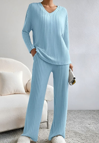 Maison Svala™ | Tvådelad Stickad Set