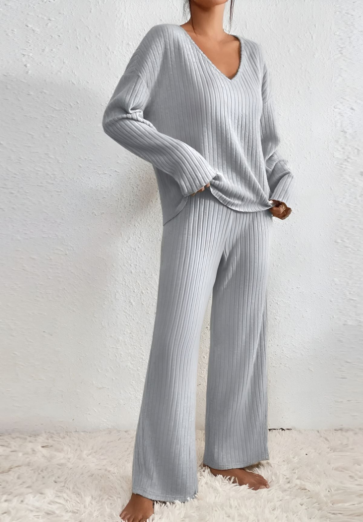 Maison Svala™ | Tvådelad Stickad Set