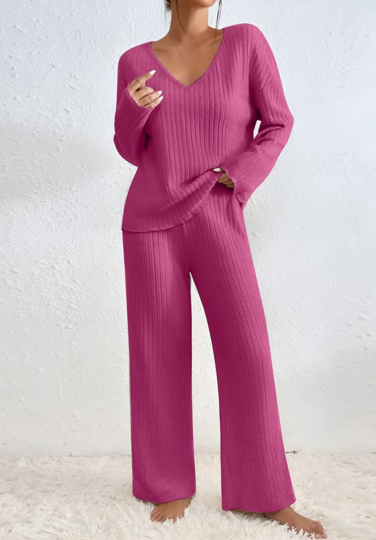 Maison Svala™ | Tvådelad Stickad Set