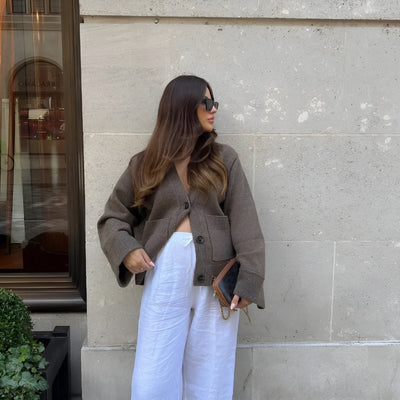 Maison Svala™ | V-hals Väst med Knappar