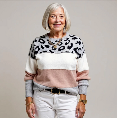 Maison Svala™ | Valmont Elegant leopardtröja