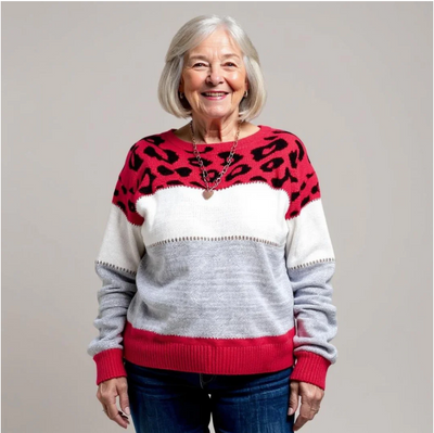 Maison Svala™ | Valmont Elegant leopardtröja