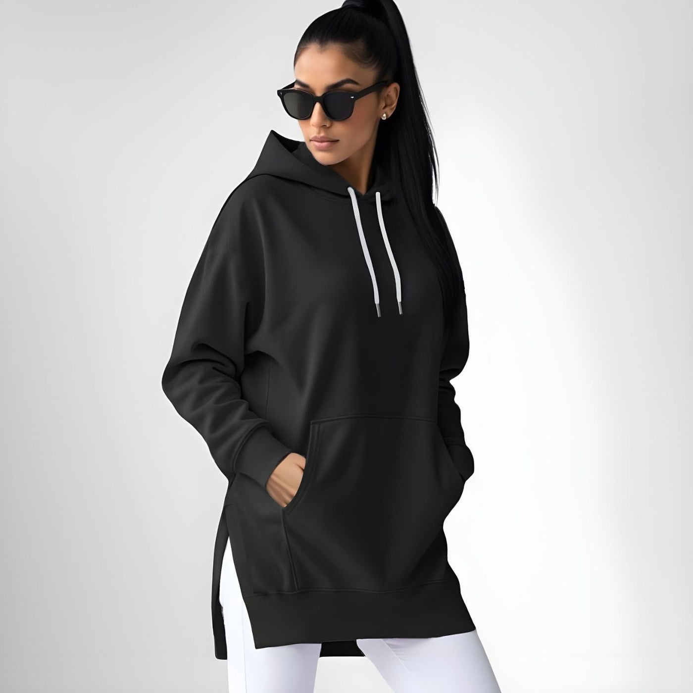 Maison Svala™ | Oversized Hoodie Klänning