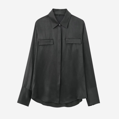 Maison Svala™ | Silkeslook skjorta