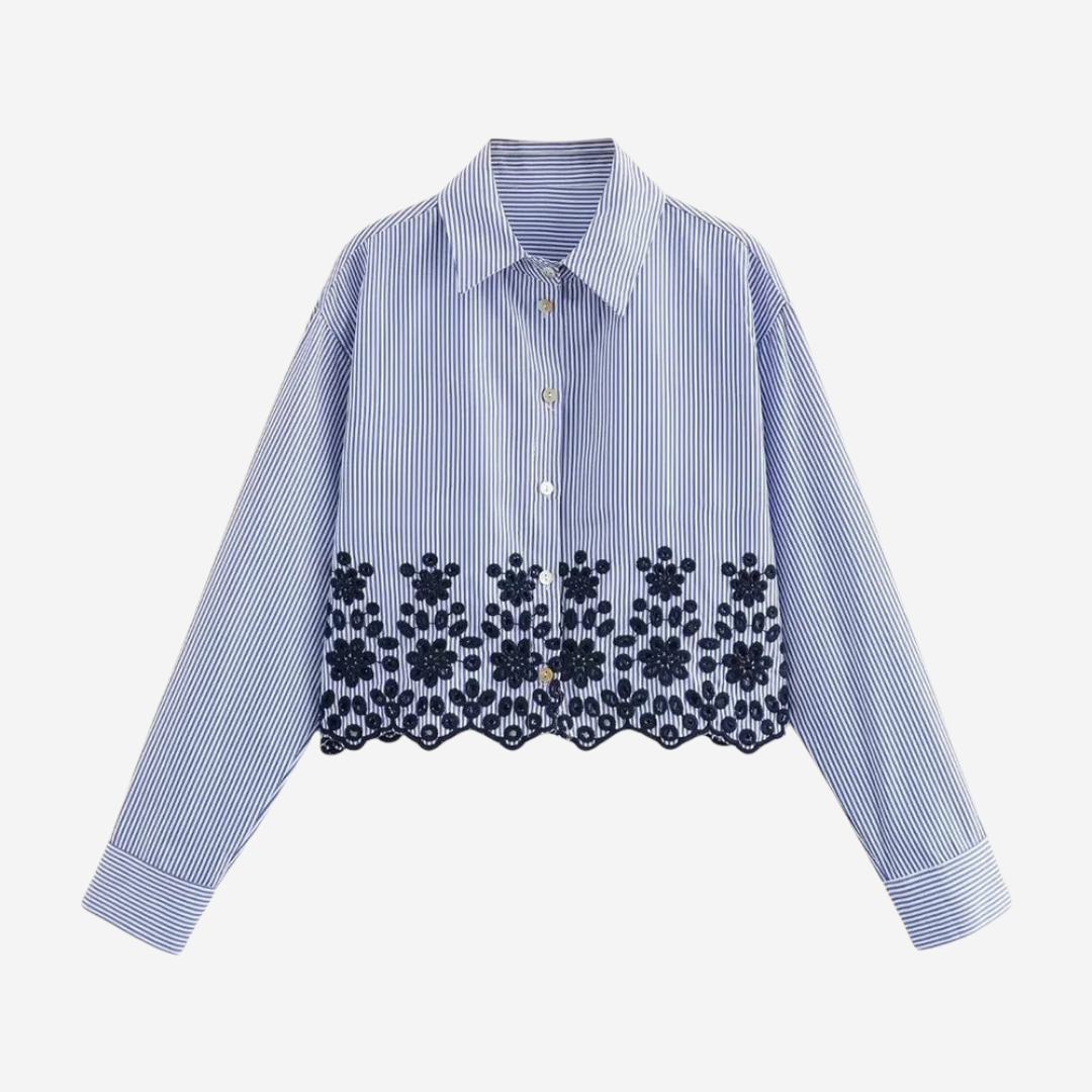 Maison Svala™ | Broderad skjorta