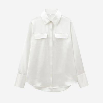 Maison Svala™ | Silkeslook skjorta