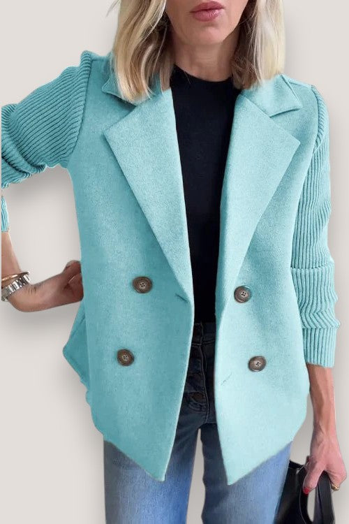 Maison Svala™ | Elegant Stickad Ärmlös Blazer