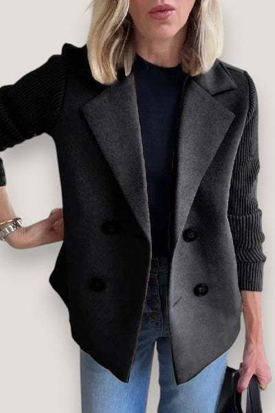 Maison Svala™ | Elegant Stickad Ärmlös Blazer