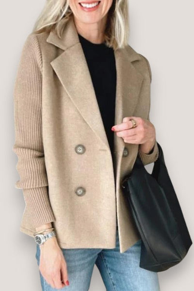 Maison Svala™ | Elegant Stickad Ärmlös Blazer