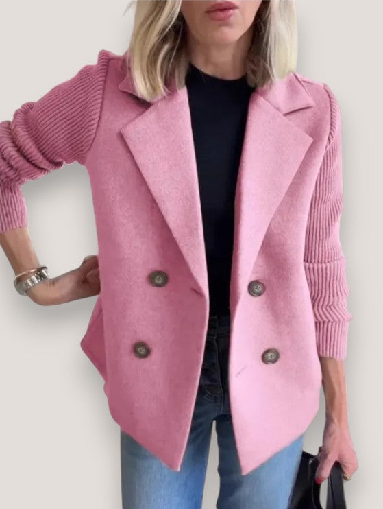 Maison Svala™ | Elegant Stickad Ärmlös Blazer