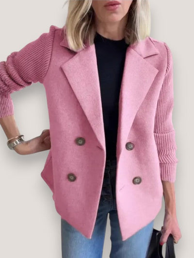 Maison Svala™ | Elegant Stickad Ärmlös Blazer